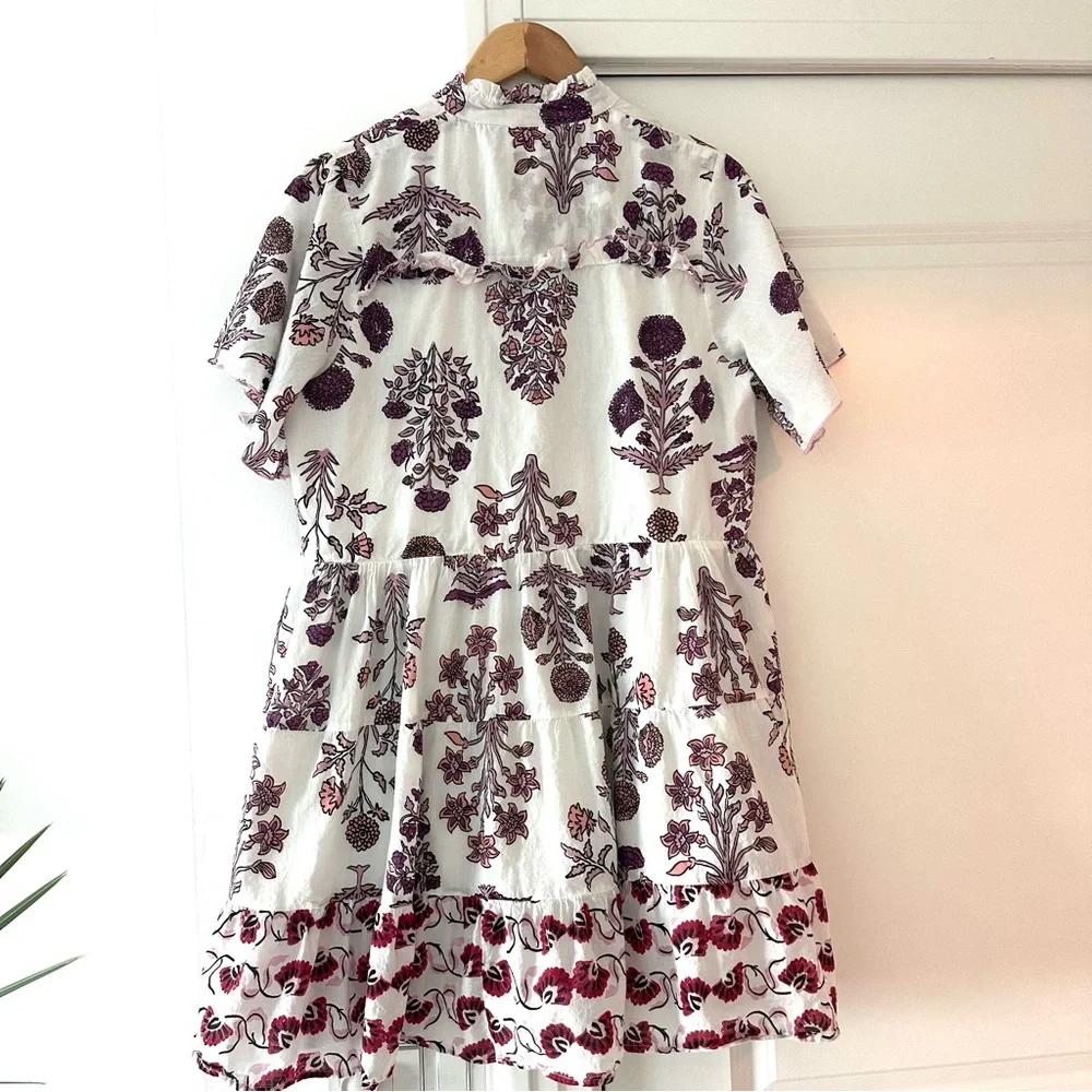 Ro’s Garden Blockprint Floral Dress - Picture 7 of 10